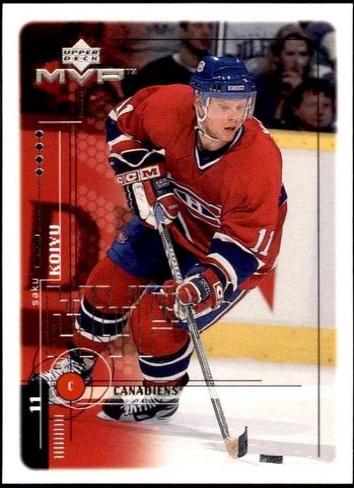 Saku Koivu #104 Hockey Cards 1998 Upper Deck MVP
