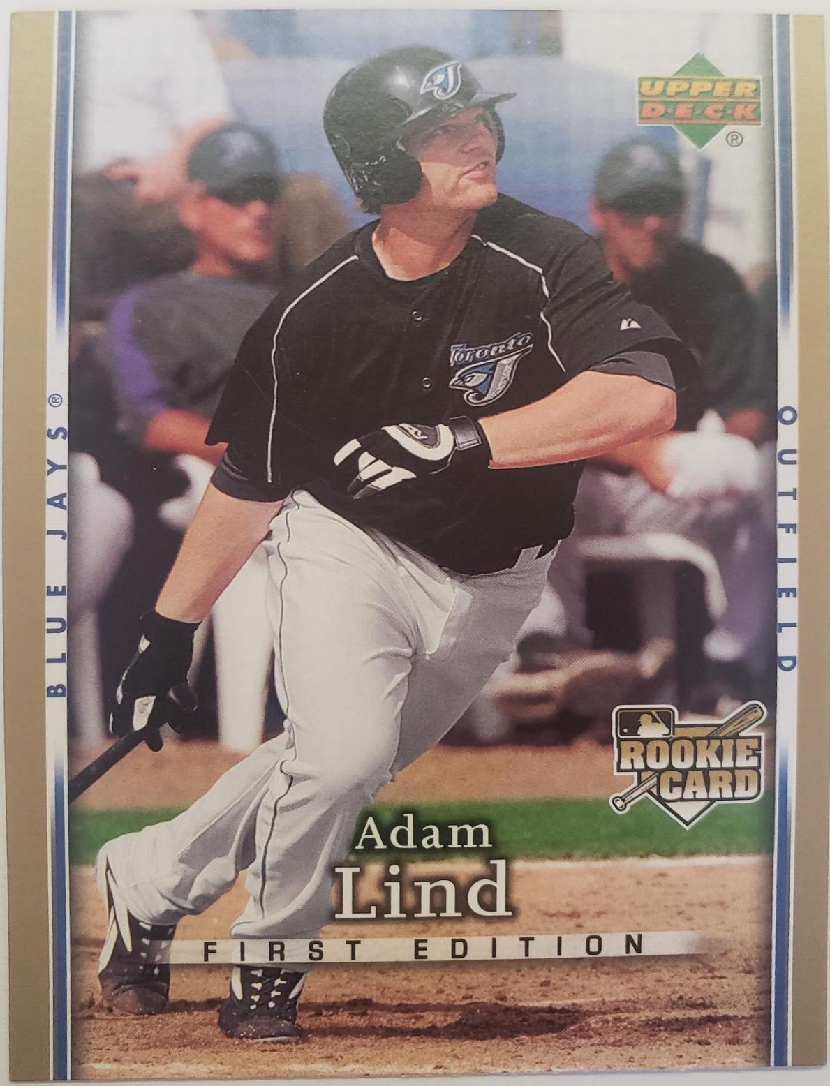 Adam Lind #48 Baseball Cards 2007 Upper Deck First Edition