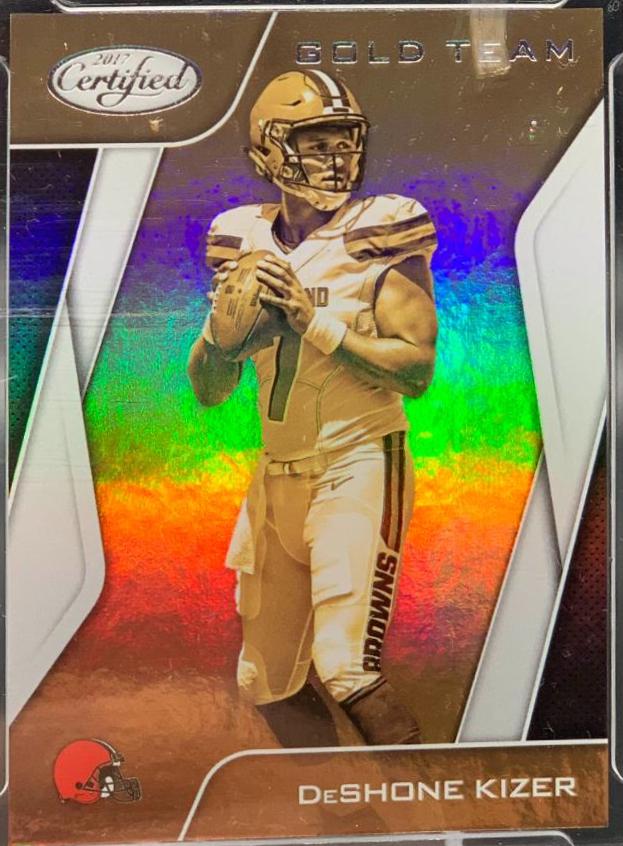 DeShone Kizer #GT-DK Football Cards 2017 Panini Certified Gold Team