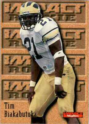 Tim Biakabutuka #152 Football Cards 1996 Skybox Impact