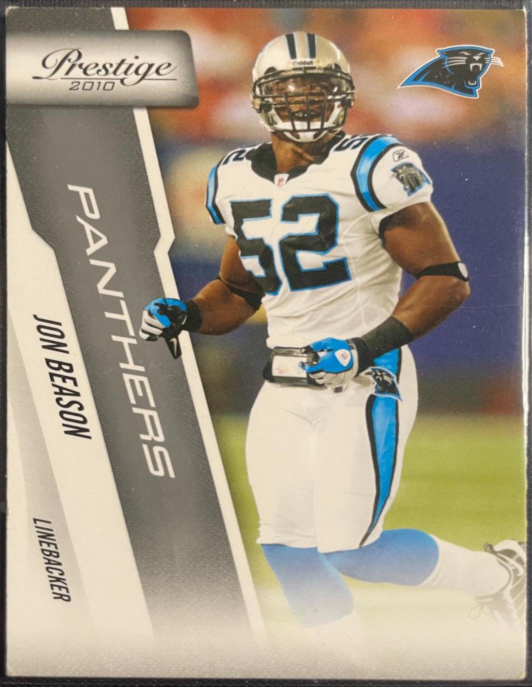 Jon Beason #28 Football Cards 2010 Panini Prestige