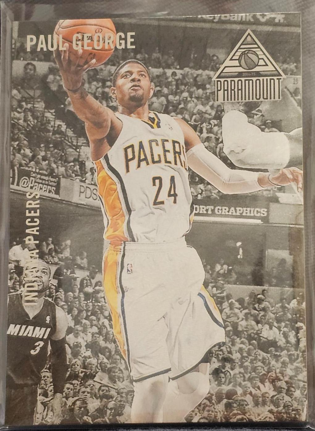 Paul George #5 Basketball Cards 2014 Panini Paramount