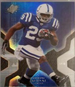 Joseph Addai #45 Football Cards 2007 Spx