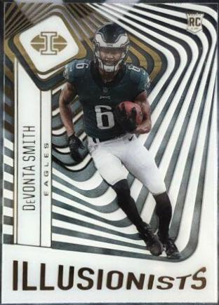 DeVonta Smith #ILL-15 Football Cards 2021 Panini Illusions Illusionists