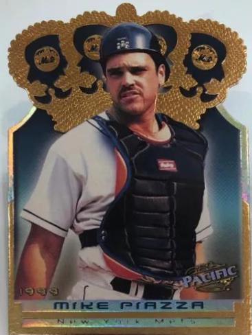 Mike Piazza #31 Baseball Cards 1999 Pacific Crown Royale Gold Die Cut Premiums