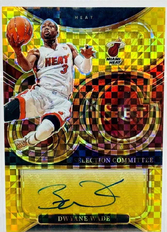 Dwyane Wade #SCS-WAD Basketball Cards 2023 Panini Select Selection Committee Signature