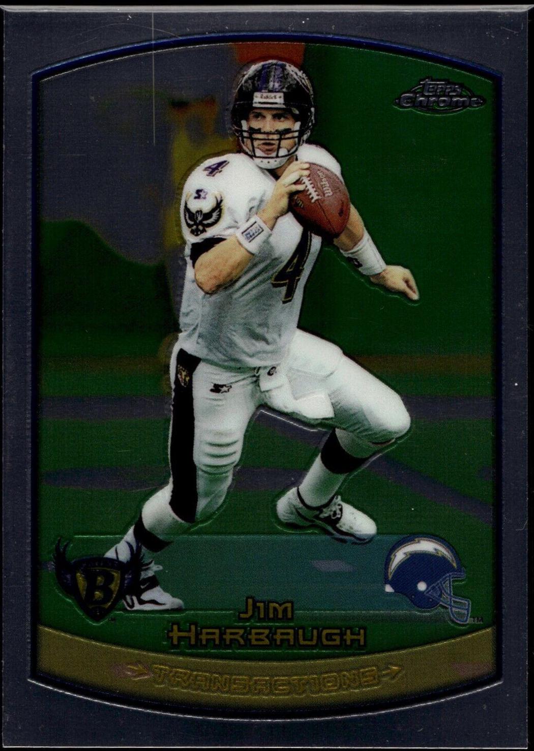Jim Harbaugh #8 Football Cards 1999 Topps Chrome