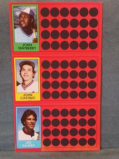 John Mayberry, John Castino, Jim Palmer #15, 33, 50