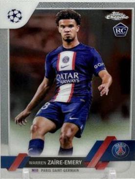 Warren Zaire Emery #135 Soccer Cards 2022 Topps Chrome UEFA Club Competitions