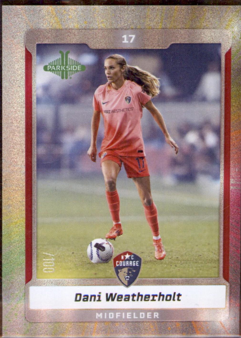 Dani Weatherholt #145 2025 Parkside Nwsl Collection Soccer