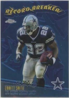 Emmitt Smith #RB9 Football Cards 2003 Topps Chrome Record Breakers