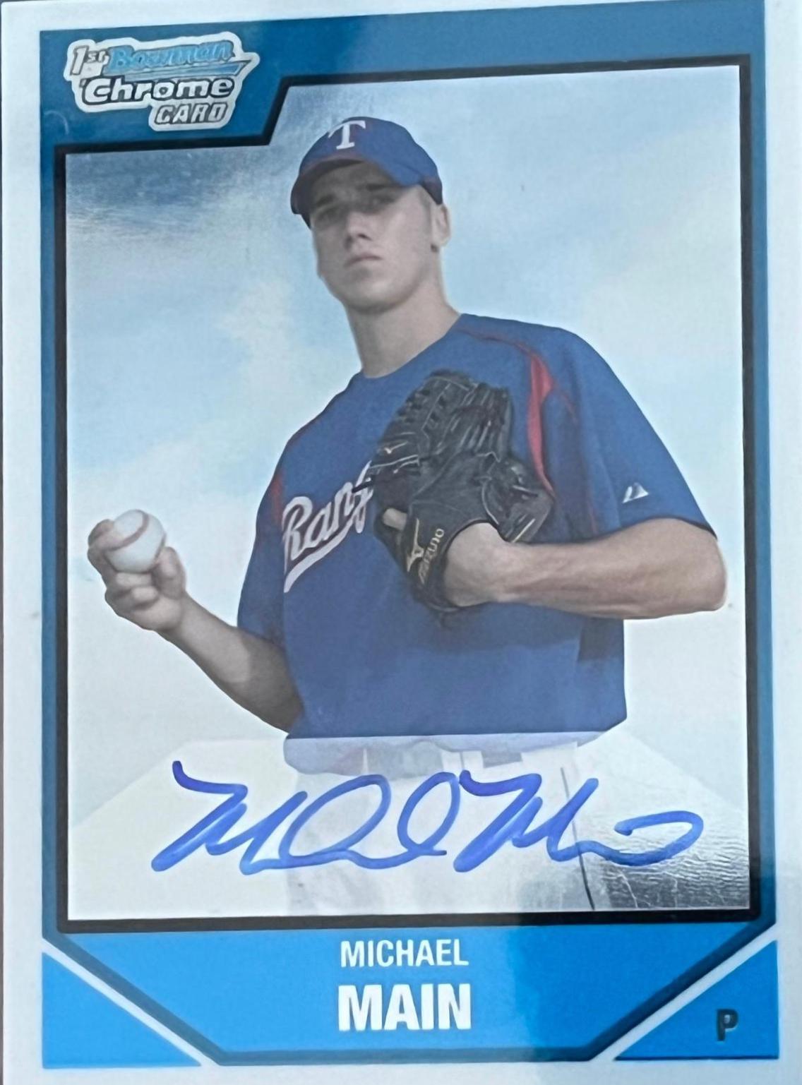 Michael Main #BDPP122 Baseball Cards 2007 Bowman Chrome Draft Picks & Prospects