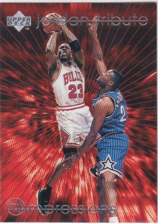 Michael Jordan #MJ49 Basketball Cards 1997 Upper Deck Michael Jordan Tribute
