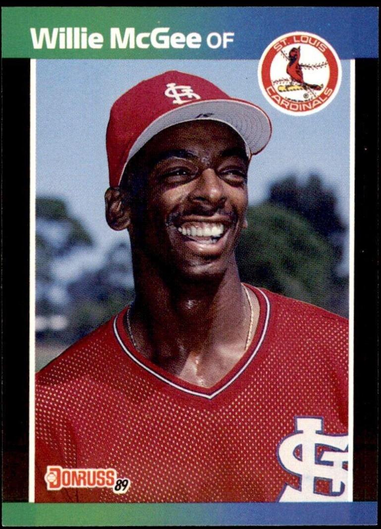 Willie McGee #161 Baseball Cards 1989 Donruss