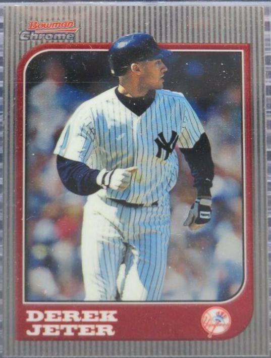 Derek Jeter #1 Baseball Cards 1997 Bowman Chrome