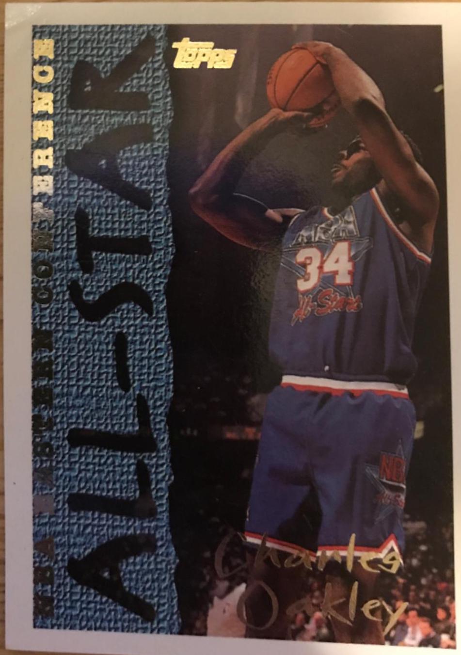 Charles Oakley #3 Basketball Cards 1994 Topps