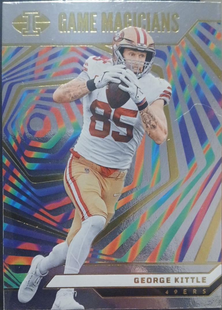 George Kittle #20 Football Cards 2024 Panini Illusions Game Magicians