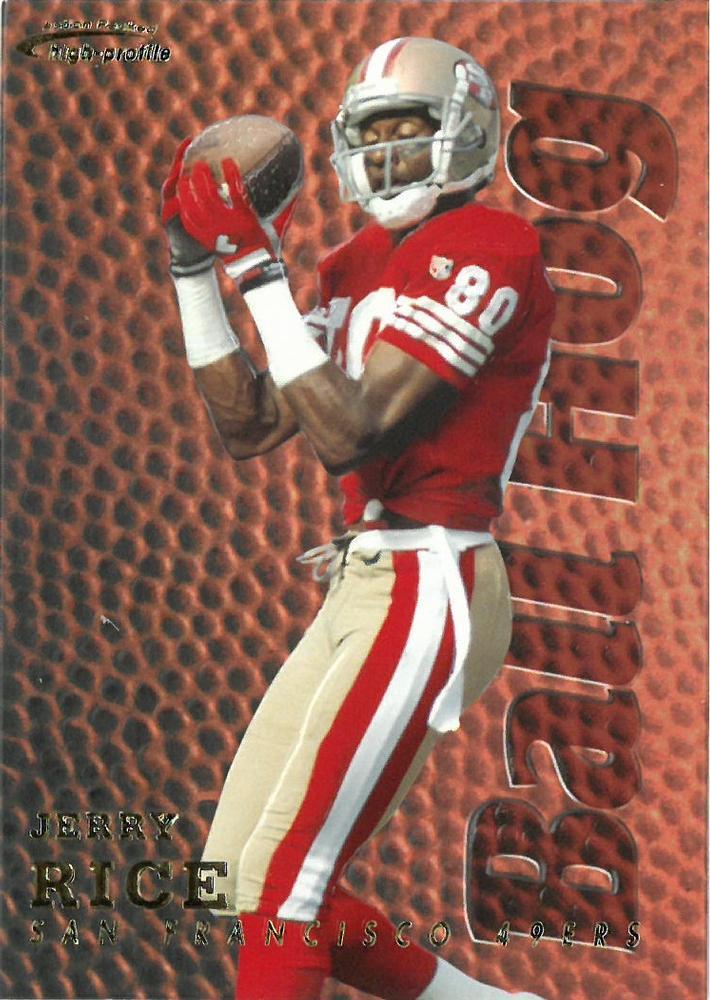 Jerry Rice #3 Football Cards 1996 Action Packed Ball Hog