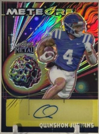 Quinshon Judkins #MO-QJ1 2024 Leaf Metal Mete Ore Autograph Football