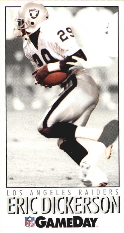 Eric Dickerson #24 Football Cards 1992 Fleer Gameday