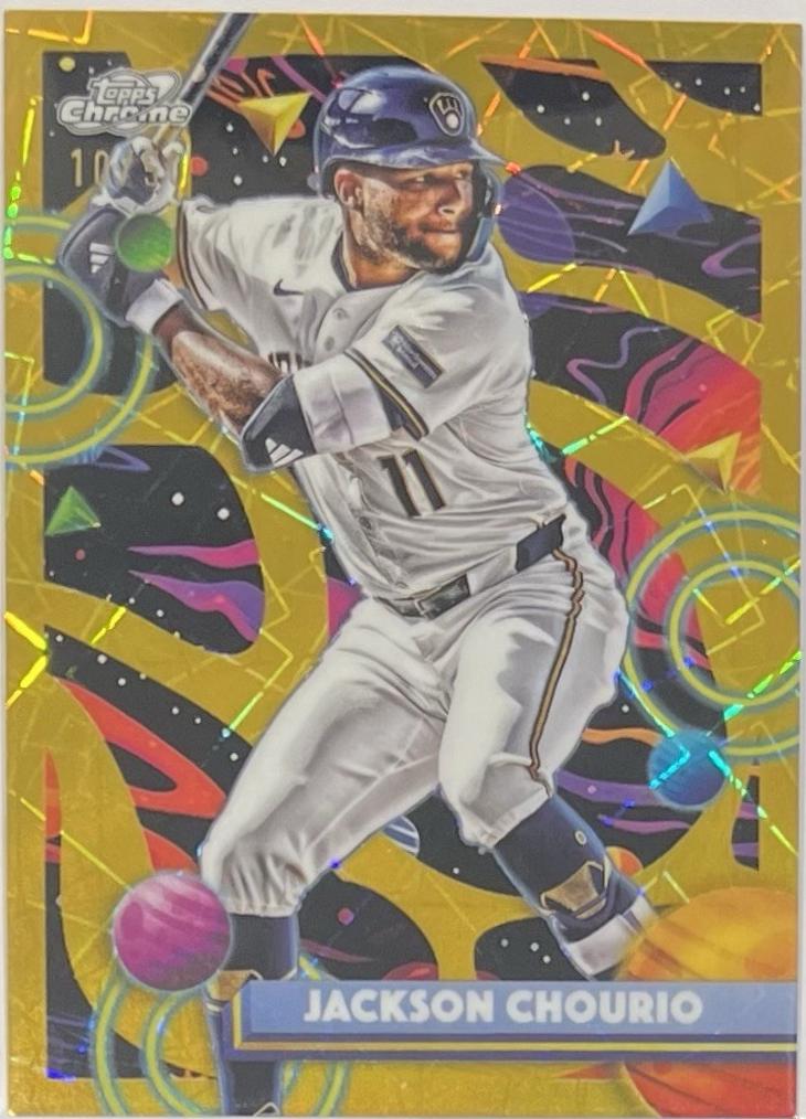 Jackson Chourio [Gold Interstellar Refractor] #124