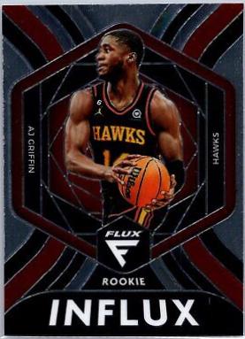 AJ Griffin #27 Basketball Cards 2022 Panini Flux Rookie Influx