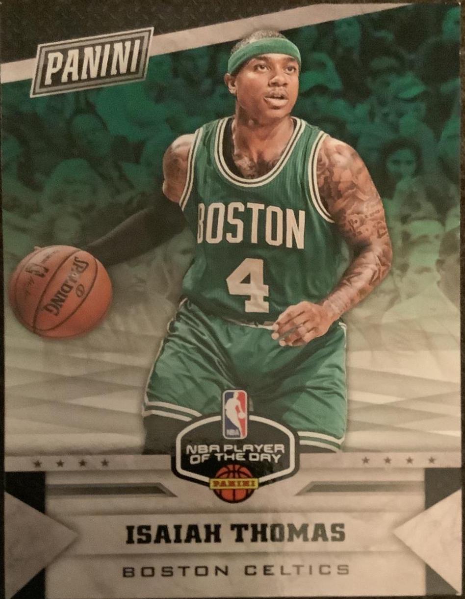 Isaiah Thomas #11 Basketball Cards 2017 Panini NBA Player of the Day