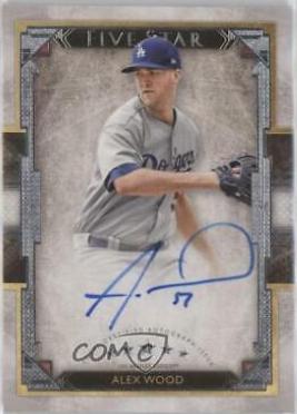 Alex Wood #FSA-AW Baseball Cards 2018 Topps Five Star Autographs