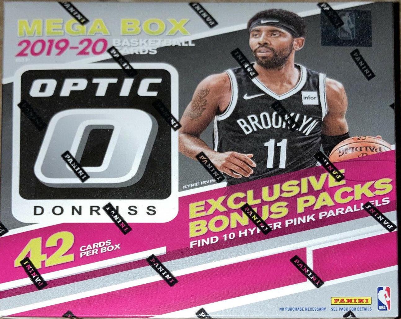 Mega Box Basketball Cards 2019 Panini Donruss Optic