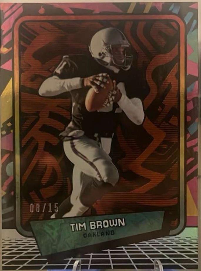 Tim Brown #51 2026 Panini Decades 90s Pop Culture Football