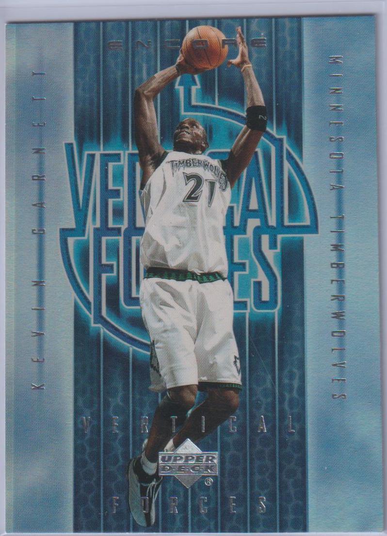 Kevin Garnett #VF6 Basketball Cards 2000 Upper Deck Encore Vertical Forces