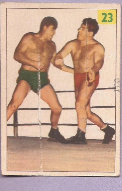 Bobby Managoff #23 Wrestling Cards 1955 Parkhurst