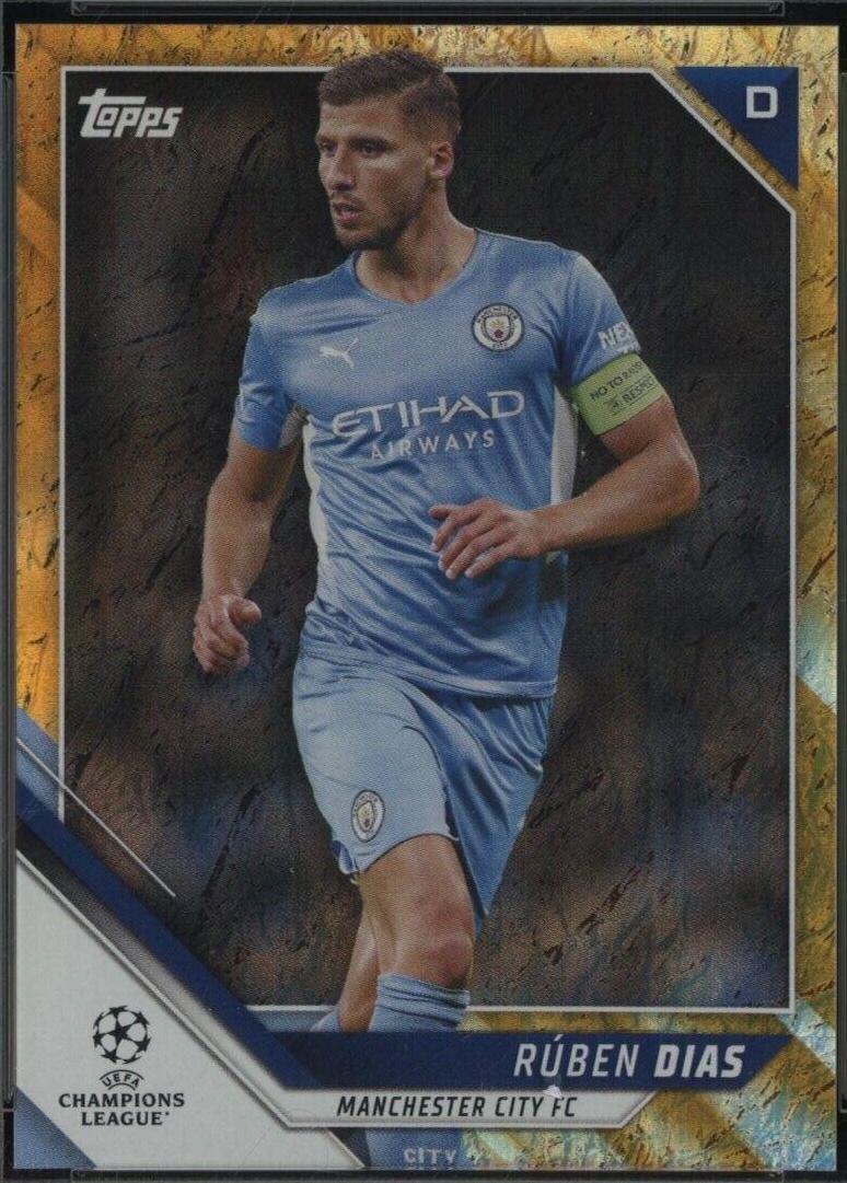 Ruben Dias #69 2021 Topps UEFA Champions League Jade