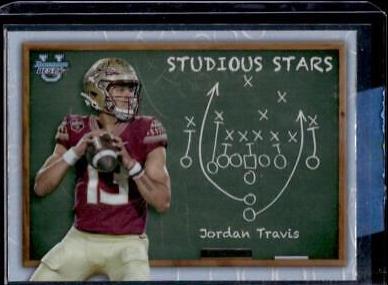 Jordan Travis #SS-5 Football Cards 2023 Bowman's Best University Studious Stars
