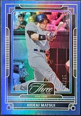 Hideki Matsui [Navy Blue] #2 Baseball Cards 2025 Panini Three and Two Prices