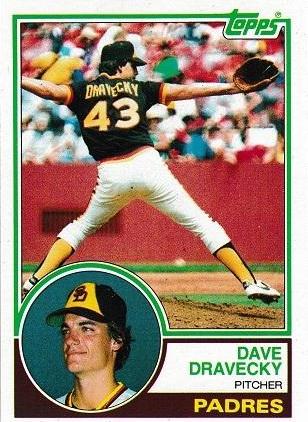 Dave Dravecky #384 Baseball Cards 1983 Topps
