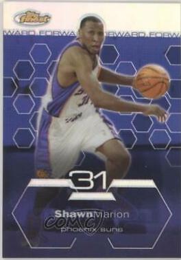 Shawn Marion #5 Basketball Cards 2002 Finest