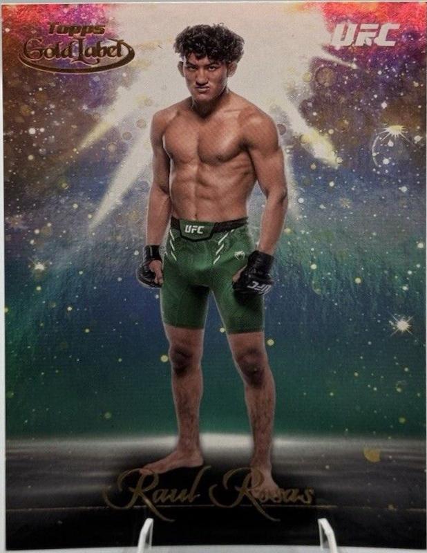 Raul Rosas #RG-13 Ufc Cards 2024 Topps Gold Label UFC Reigning Gold