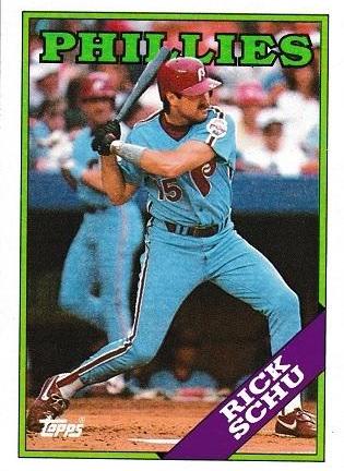 Rick Schu #731 Baseball Cards 1988 Topps