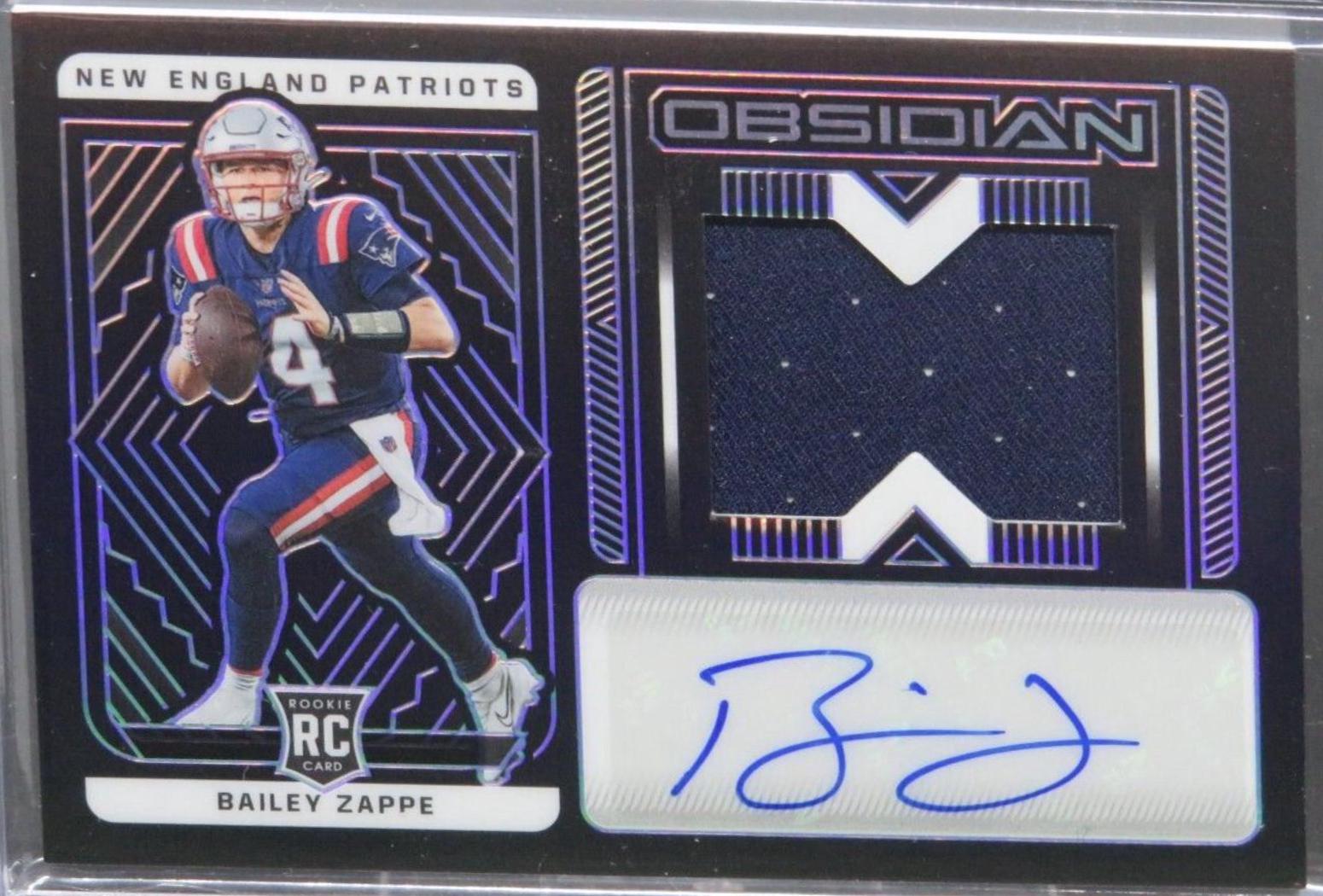 Bailey Zappe #239 2022 Panini Obsidian Football
