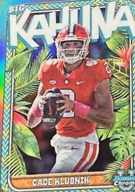 Cade Klubnik #TBK-6 2023 Bowman Chrome University The Big Kahuna Football