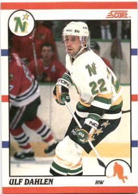 Ulf Dahlen #22 Hockey Cards 1990 Score Canadian