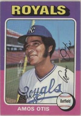 Amos Otis #520 Baseball Cards 1975 Topps