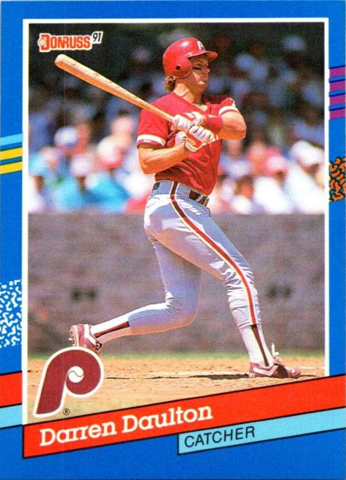 Darren Daulton #316 Baseball Cards 1991 Donruss