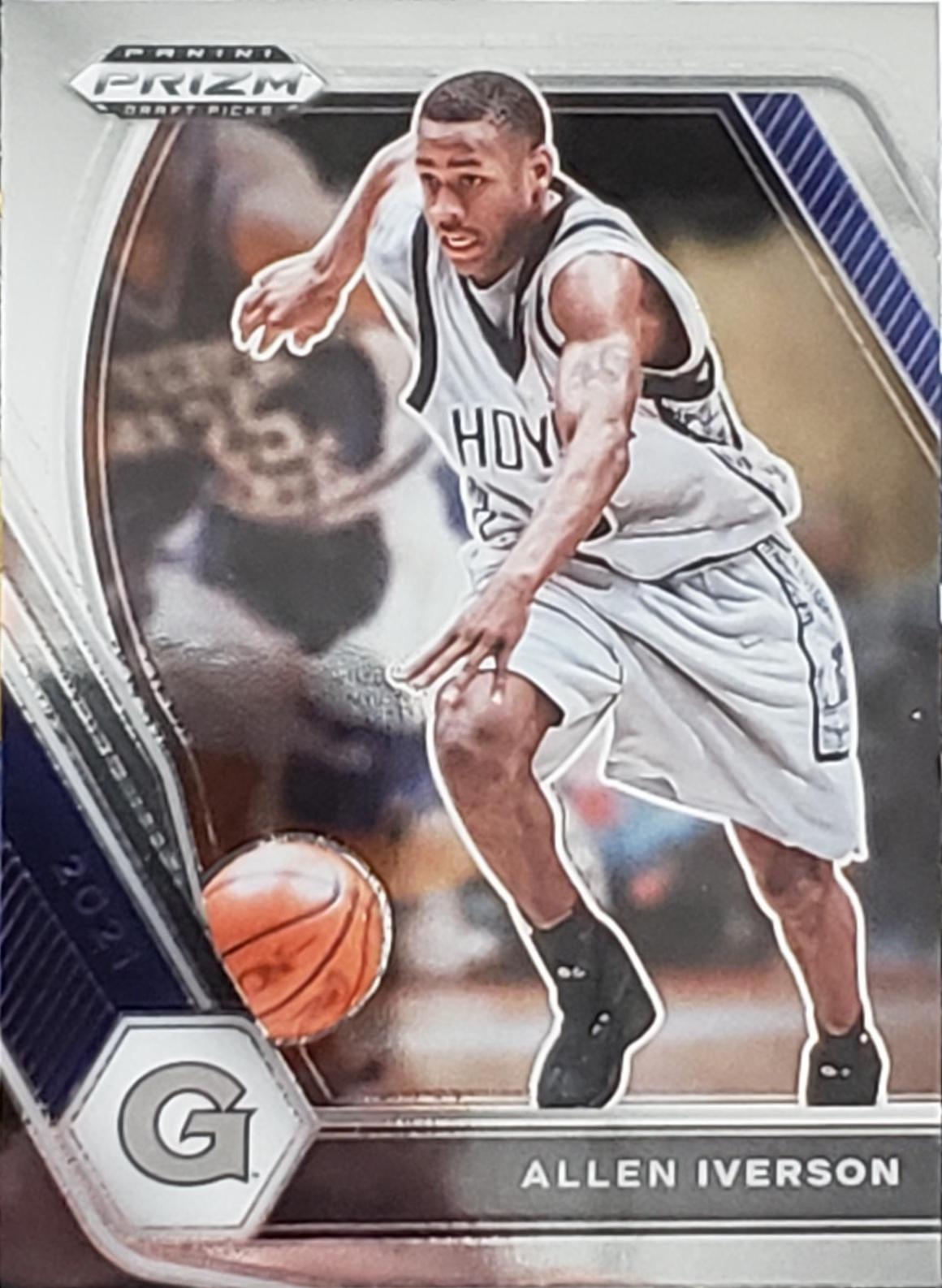 Allen Iverson #85 Basketball Cards 2021 Panini Prizm Draft Picks
