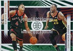 Draymond Green, Scottie Barnes [Emerald] #5 Basketball Cards 2021 Panini Illusions Rookie Reflections Prices