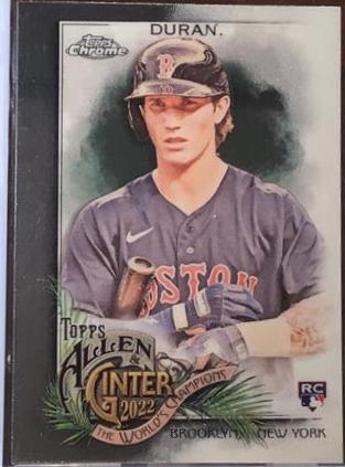 Jarren Duran #110 Baseball Cards 2022 Topps Allen & Ginter Chrome