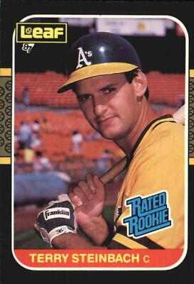 Terry Steinbach #34 Baseball Cards 1987 Donruss