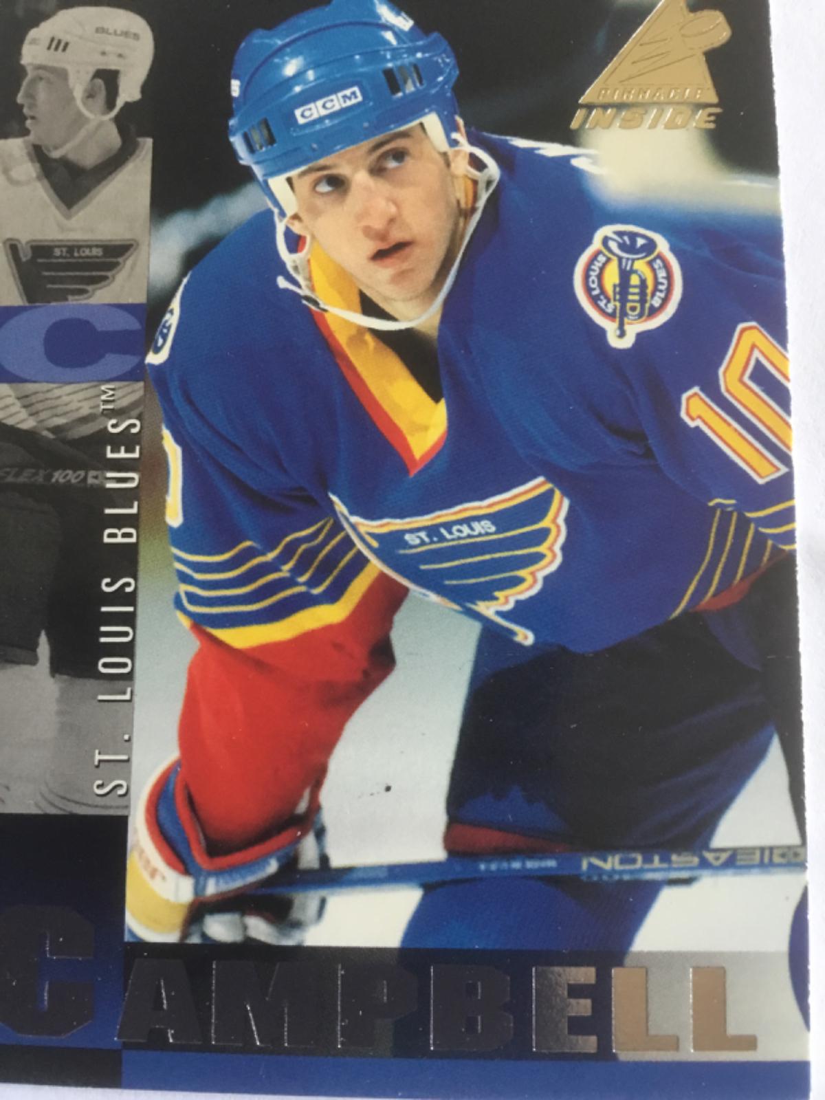 Jim Campbell #66 Hockey Cards 1997 Pinnacle Inside