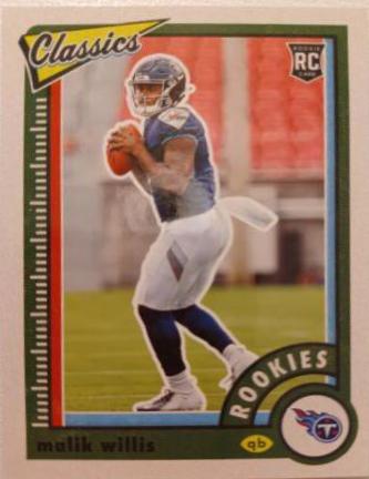 Malik Willis #152 Football Cards 2022 Panini Classics